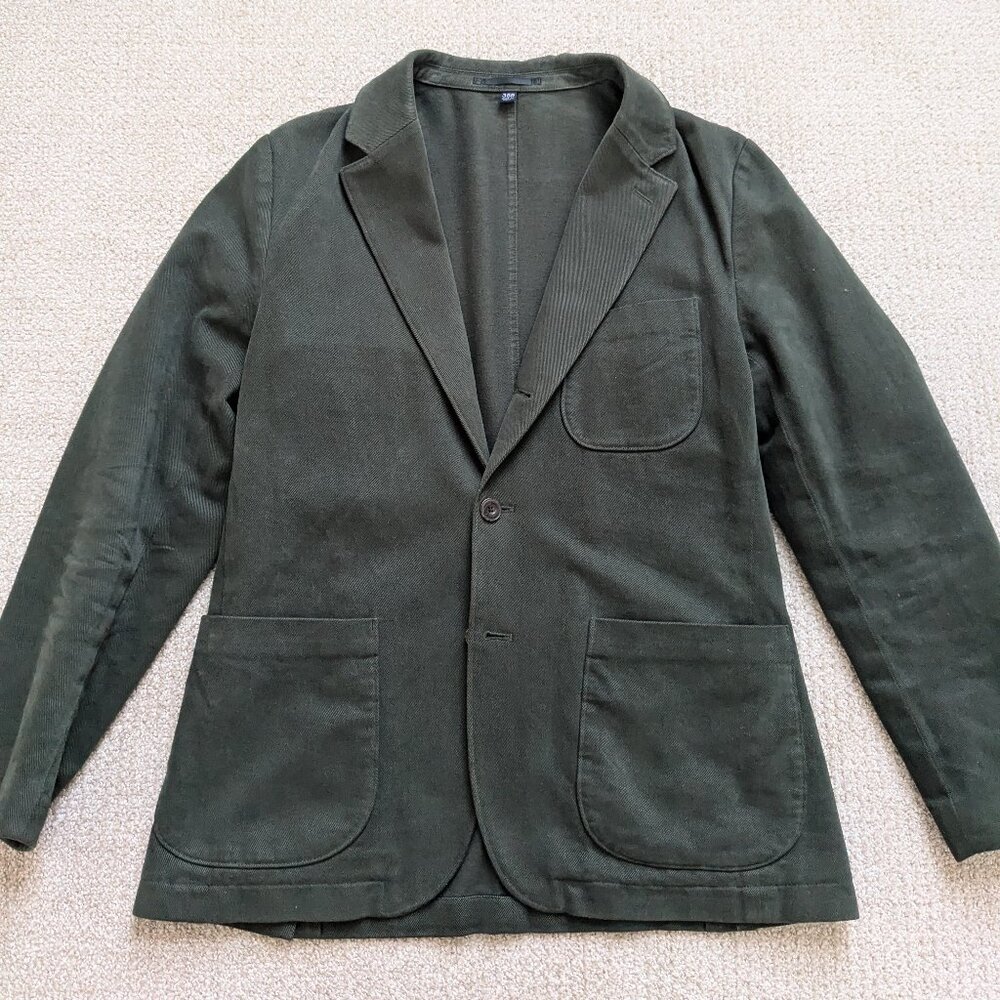 J.Crew Blazer 38R Green Duca Visconti Cotton Sport Coat